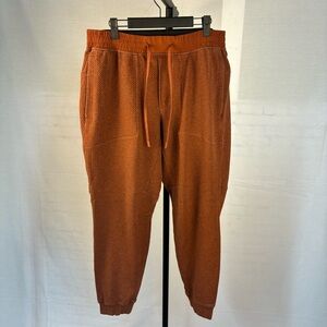 Lululemon Mens At Ease Jogger Pants in Dark Terracotta  XL